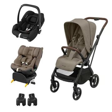 Maxi-Cosi Leona2 Truffle Seyahat Sistem Bebek Arabası + Emerald 360 Pro Oto Koltuğu