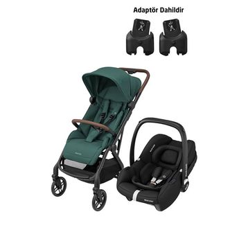 Maxi-Cosi Soho Cabriofix I-Size Ana Kucaklı Ultra Kompakt Seyahat Sistem Green-Black Bebek Arabası