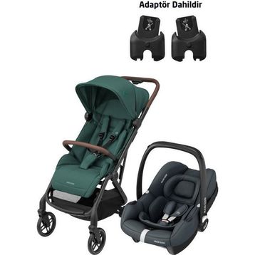 Maxi-Cosi Soho Cabriofix I-Size Ana Kucaklı Ultra Kompakt Seyahat Sistem Green-Graphite Bebek Arabası