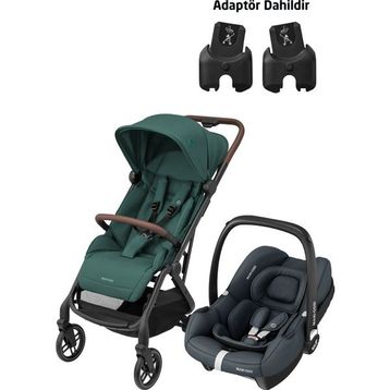 Maxi-Cosi Soho Cabriofix I-Size Ana Kucaklı Ultra Kompakt Seyahat Sistem Green-Graphite Bebek Arabası