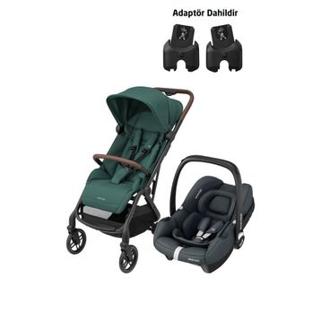 Maxi-Cosi Soho Cabriofix I-Size Ana Kucaklı Ultra Kompakt Seyahat Sistem Green-Graphite Bebek Arabası