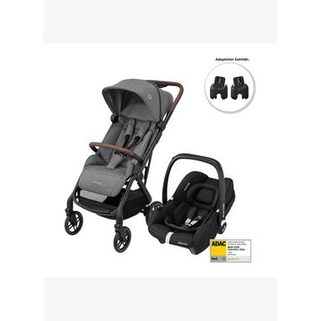 Maxi-Cosi Soho Cabriofix I-Size Ana Kucaklı Ultra Kompakt Seyahat Sistem Grey-Black Bebek Arabası
