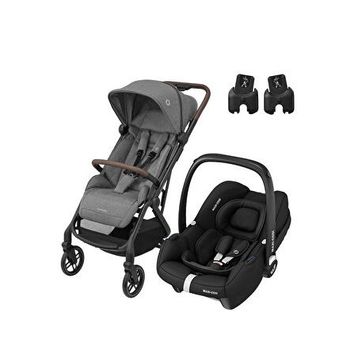 Maxi-Cosi Soho Cabriofix I-Size Ana Kucaklı Ultra Kompakt Seyahat Sistem Grey-Black Bebek Arabası