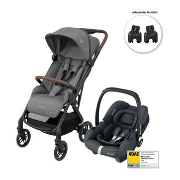 Maxi-Cosi Soho Cabriofix I-Size Ana Kucaklı Ultra Kompakt Seyahat Sistem Grey-Graphite Bebek Arabası