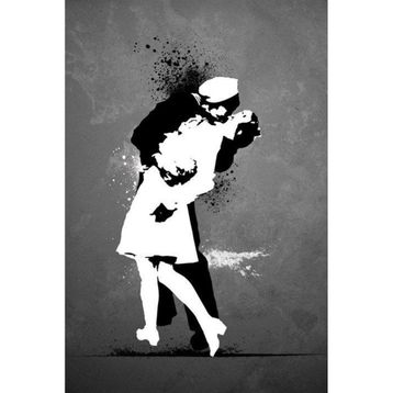Maxi Pyramid International WarzOne Kiss Graffiti Poster