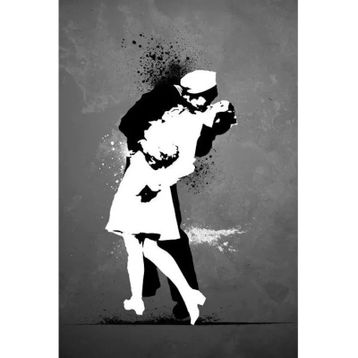 Maxi Pyramid International WarzOne Kiss Graffiti Poster
