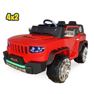 Maxi Taxi İznik Kumandalı 12 V 4x2 Metalik Kırmızı Akülü Araba