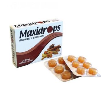 Maxidrops Zerdeçal Tarçın 24 Pastil