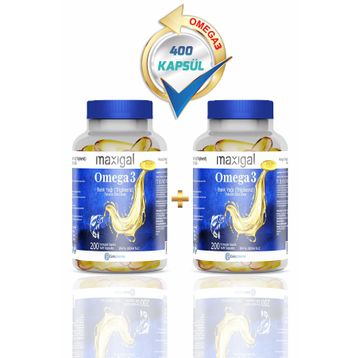 Maxigal Omega 3 2x200 Kapsül Balık Yağı