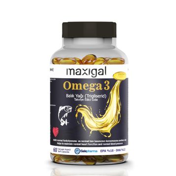 Maxigal Omega 3 60 Kapsül Balık Yağı