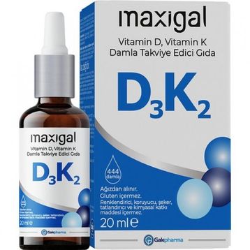 Maxigal Vitamin D3K2 20 ml Damla