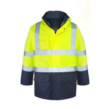 Maxsafety 5+1 Sari Lacivert Oxford Parka