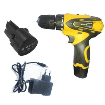 Maxstar Işıklı 18 V 1.3 Ah Li-on Çift Akülü Çantalı Şarjlı Vidalama