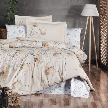 Maxstyle 100x120 cm Luna Poplin Double Saten Nevresim Takımı