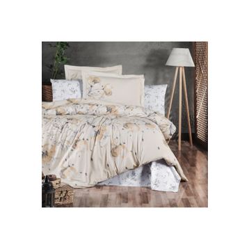 Maxstyle 100x120 cm Luna Poplin Double Saten Nevresim Takımı