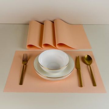 Maxstyle Harmony Citrus 4 Parça 30X45 cm Amerikan Servis Seti