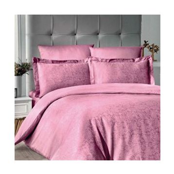 Maxstyle Jakarlı Saten Reyka Terra Double Nevresim Takımı