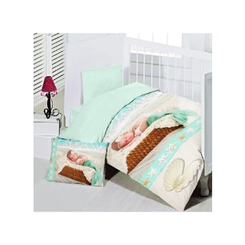 Maxstyle Mermaid 120 x 180 cm Renkli Bebek Nevresim Takimi