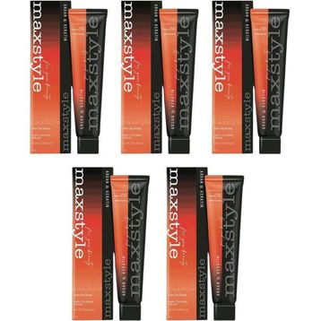 Maxstyle SPS447 Argan ve Keratin 2025/07.77 Kahve Köpüğü Oksidansız 5x60 ml Saç Boyası