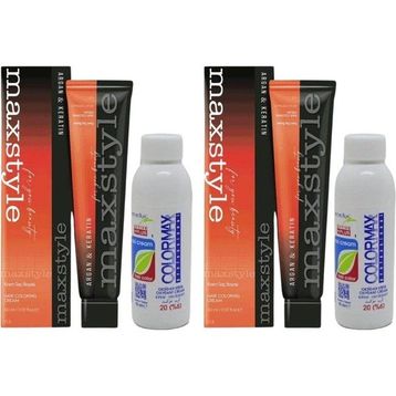 Maxstyle SPS750 Argan ve Keratin 2025/07.01 Küllü Kumral 2x60 ml Saç Boyası+2x90 ml Oksidan