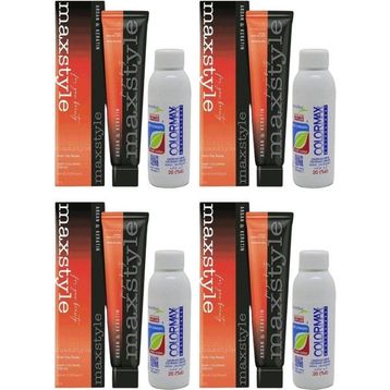 Maxstyle SPS752 Argan ve Keratin 2025/07.01 Küllü Kumral 4x60 ml Saç Boyası+4x90 ml Oksidan