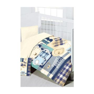 Maxstyle Sweet Bear 120 x 180 cm Renkli Bebek Nevresim Takimi