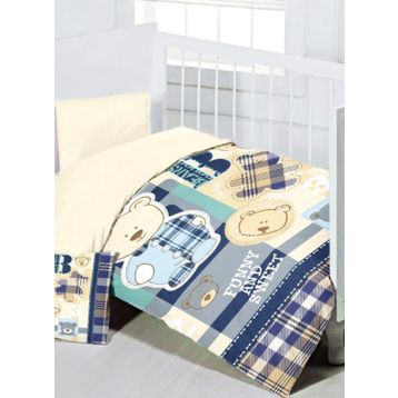 Maxstyle Sweet Bear 120 x 180 cm Renkli Bebek Nevresim Takimi