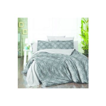 Maxstyle Vintage Lyocell Antrasit Çift Kişilik Nevresim Takımı