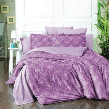 Maxstyle Vintage Lyocell Mürdüm Çift Kişilik Nevresim Takımı