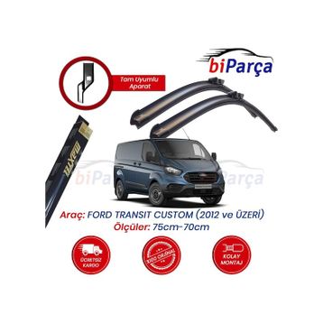 Maxtel Ford Transit Custom 2012 ve Üzeri Muz Silecek Takımı