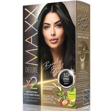 Maxx Deluxe Beauty Expert 1.0 Siyah 2'li Set Boya