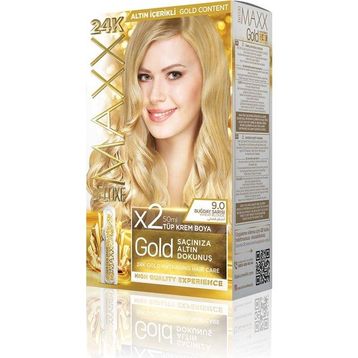 Maxx Deluxe Golden Beauty 9.0 Buğday Sarısı Set Saç Boyası