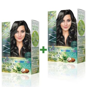 Maxx Deluxe Natural Beauty 1.0 Siyah 2'li Set Boya