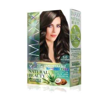 Maxx Deluxe Natural Beauty 3.0 Koyu Kahve Saç Boyası