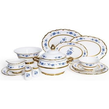 Maxx Doria PA2097 Majestic Azure 12 Kişilik 77 Parça Yemek Takımı