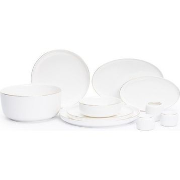 Maxx Doria PA2102 Solo Gold 12 Kişilik 58 Parça Yemek Takımı