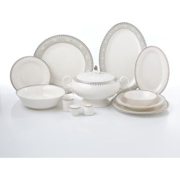 Maxx Doria Palace Silver Ivy 12 Kişilik 72 Parça Yemek Takımı