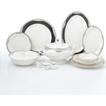 Maxx Doria Palace Silver Nagi 12 Kişilik 72 Parça Yemek Takımı