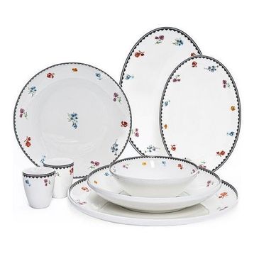 Maxx Doria Rosa Black Garden 6 Kişilik 29 Parça Yemek Takımı