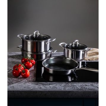 Maxx Doria Steel Fusion 10 Parça Çelik Tencere Takımı