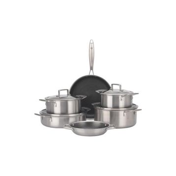 Maxx Doria Steel Fusion 10 Parça Çelik Tencere Takımı
