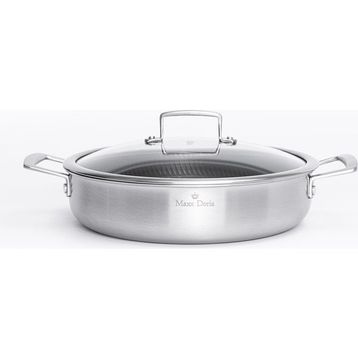 Maxx Doria Steel Fusion 26 cm Kısa Tencere