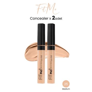Maybelline Fit Me 25 Medium 2 Adet Kapatıcı