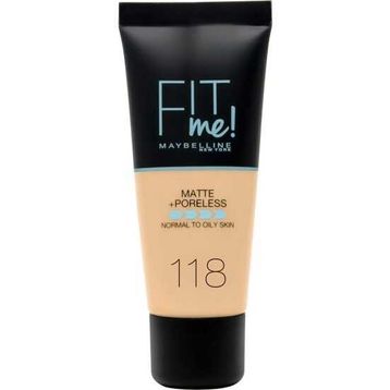 Maybelline Fit Me Matte Poreless No:118 Nude Fondöten