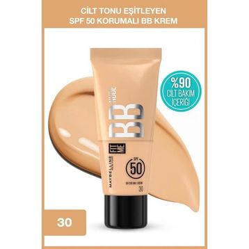 Maybelline Fit Me Nude No 10 30 ml SPF50 Nemlendirici BB Krem