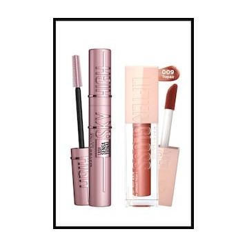 Maybelline Lash Sensational Sky High Maskara + Lifter Gloss 009 Topaz Dudak Parlatıcısı