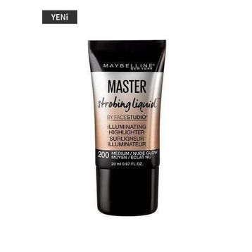Maybelline Master Strobing Liquid Highlighter 200 Medium Likit Aydınlatıcı