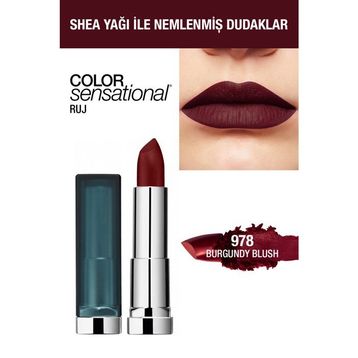 Maybelline New York 978 Maybelline Color Sensational Kremsi Mat Ruj