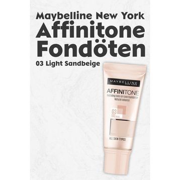 Maybelline New York Affinitone 03 Light Fondöten