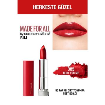 Maybelline New York Color Sensational Made For All Lipstick 385 Ruby For Me Ruj